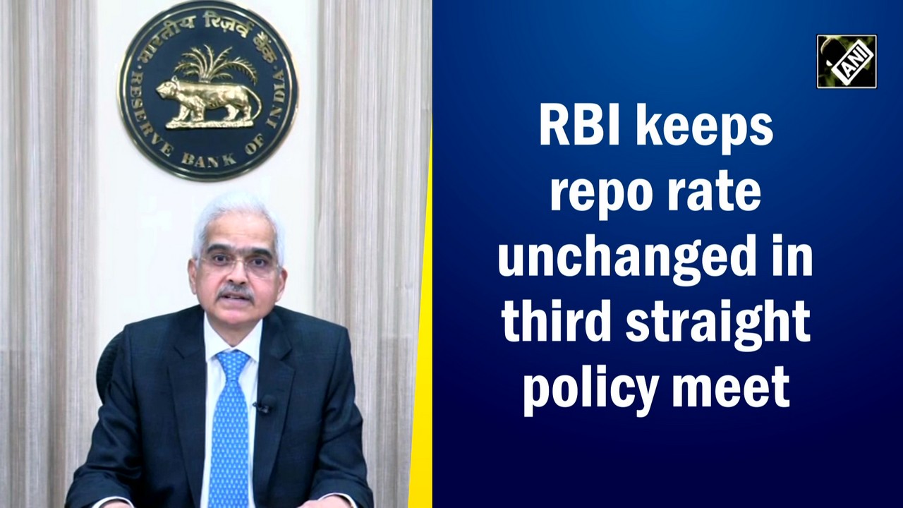 RBI keeps repo rate unchanged in third straight policy meet